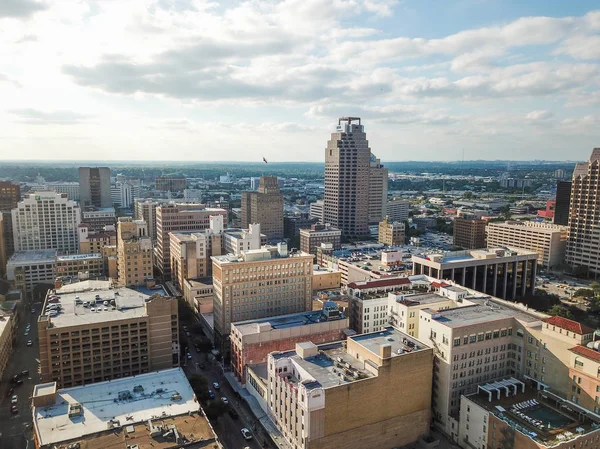 Aerial Cityscape Downtown San Antonio Texas Facing East — Stock Photo, Image