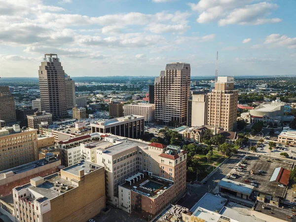 Aerial Stadsbilden Centrala San Antonio Texas Vänd Mot Öster — Stockfoto