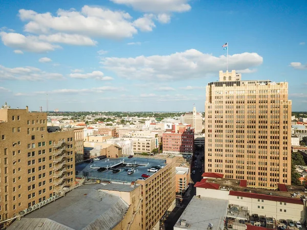 Paisaje Urbano Aéreo Del Centro San Antonio Texas Orientado Hacia —  Fotos de Stock