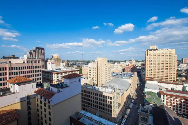 Aerial Stadsbilden Centrala San Antonio Texas Vänd Mot Öster — Stockfoto