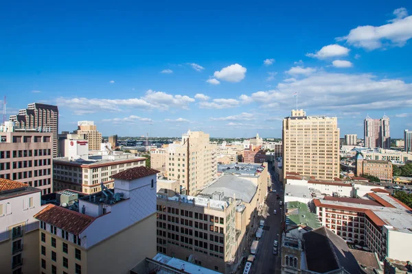 Aerial Cityscape Downtown San Antonio Texas Facing East — Stock Photo, Image