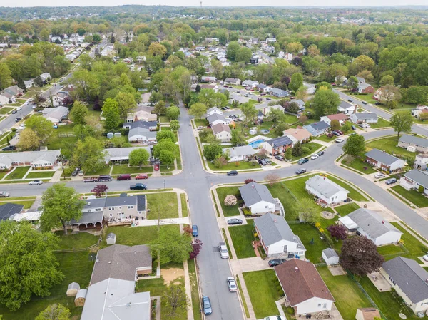 Residencias Aéreas Parkville Baltimore County Maryland — Foto de Stock