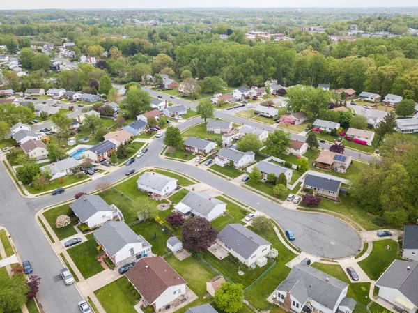 Residencias Aéreas Parkville Baltimore County Maryland — Foto de Stock