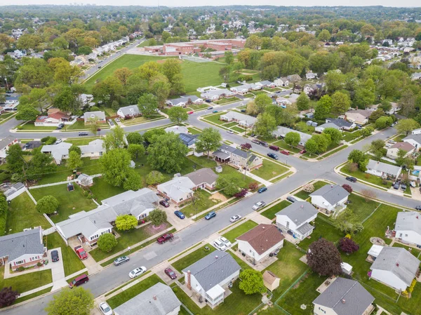 Residencias Aéreas Parkville Baltimore County Maryland — Foto de Stock