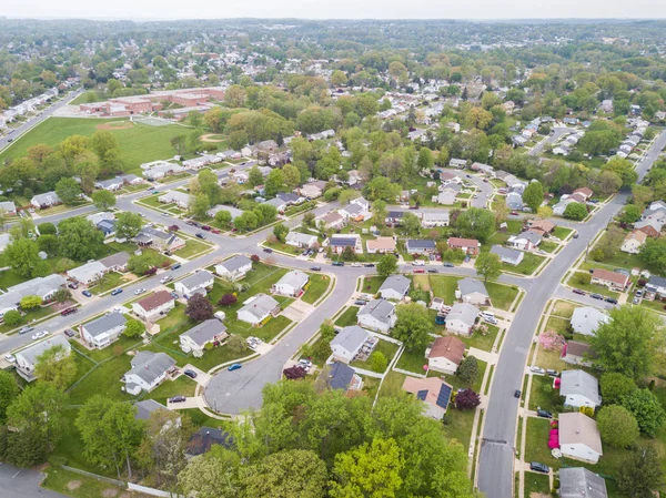 Residencias Aéreas Parkville Baltimore County Maryland — Foto de Stock