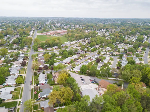 Antenn Parkville Hem Baltimore County Maryland — Stockfoto