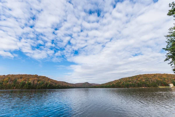 Herfst Tijd Long Pine Reservoir Michaux State Forest Pennsylvania — Stockfoto