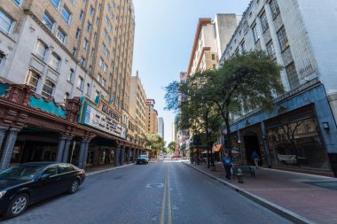 San Antonio, Teksas'ın genel mimari..