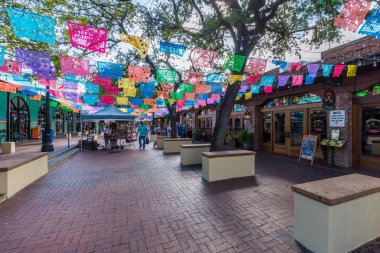 San Antonio Texas tarihi Pazar Meydanı Meksika alışveriş merkezi turizm hedef...