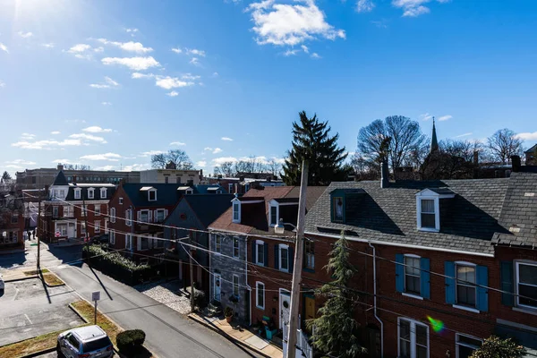 Overlooking Downtown Lancaster Pennsylvania — Foto de Stock