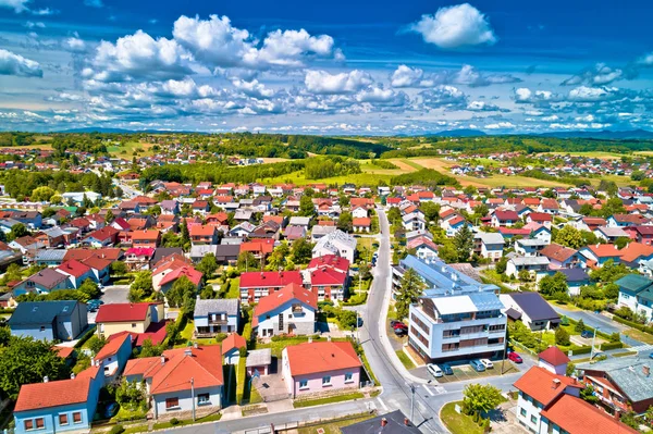 Malerisches Städtchen Krizevci Der Region Prigorje Kroatien Ländliches Kroatien — Stockfoto