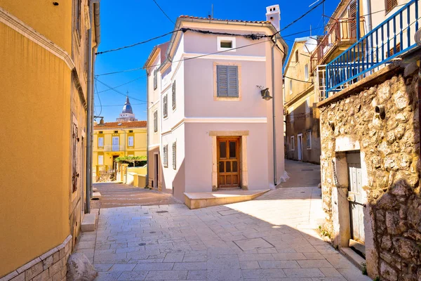 Stad Van Omisalj Oude Mediterrane Straatmening Eiland Krk Kroatië — Stockfoto