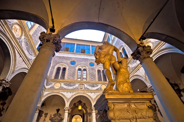 Palazzo Medici Célèbre Monument Florence Vue Atrium Toscane Région Italie — Photo