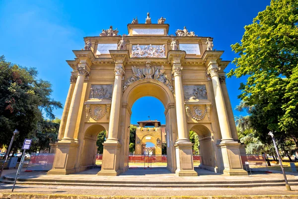 Plaza Liberta Arco Del Triunfo Lorena Florencia Región Toscana Italia —  Fotos de Stock