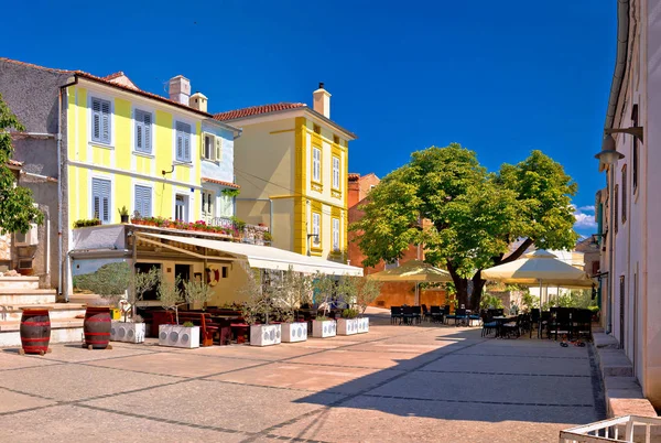 Town Omisalj Square Panoramic View Krk Island Croatia — Stock Photo, Image