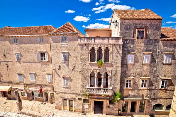 Unesco Miasto Trogir Historyczny Widok Architekturę Dalmacja Region Chorwacji — Zdjęcie stockowe