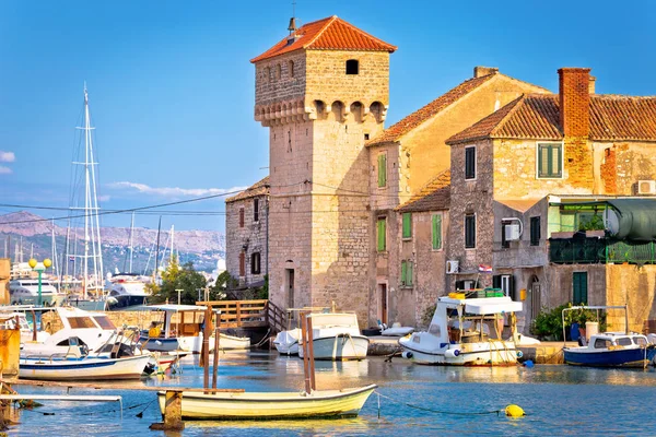 Stare Miasto Kastel Gomilica Nad Morzem Pobliżu Splitu Dalmacja Obwód — Zdjęcie stockowe