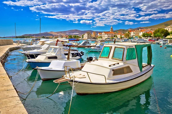 stock image Turquoise waterfront of Kastel Stafilic near Split, Dalmatia, Croatia