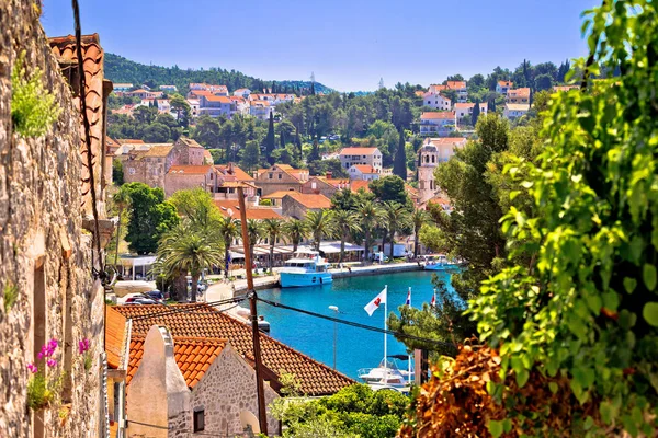 Town of Cavtat waterfront view — Stock Photo, Image