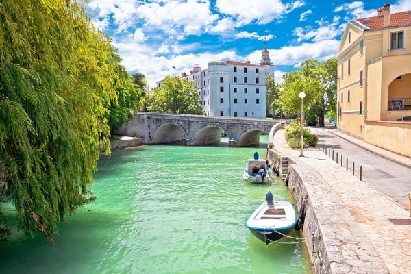 Stadt Crikvenica Sehenswürdigkeiten Und Dubracina Blick Auf Den Fluss Kvarner — Stockfoto