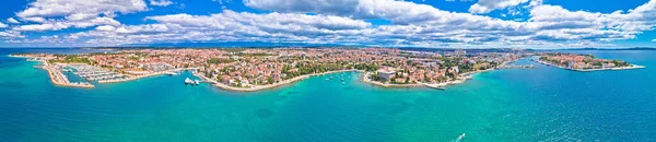 Panoramiczny Widok Miasto Zadar Miejscowość Turystyczna Regionie Dalmacji Chorwacji — Zdjęcie stockowe