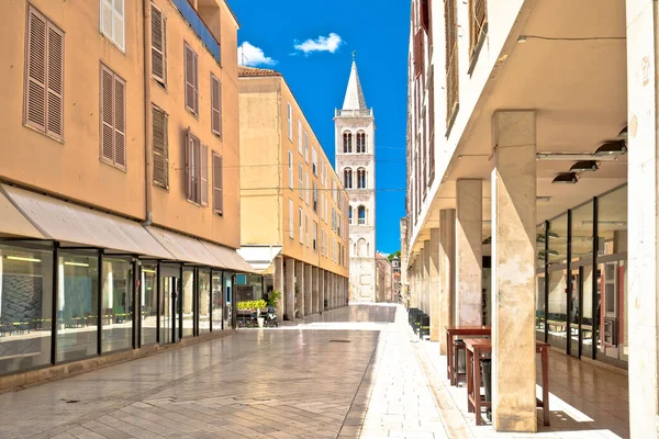 Калералга Знаменитая Улица Задаре Видом Архитектуру Далмация Хорватия — стоковое фото