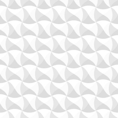 Soyut şekiller geometrik beyaz Dikişsiz desen arka plan. Vektör arka plan. Gri ve beyaz doku, grafik desen, duvar kağıdı