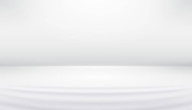 Stüdyo zemin beyaz gri arka plan düz çizgileri, gölgeler ile. Vektör arka plan, tasarım şablonu 