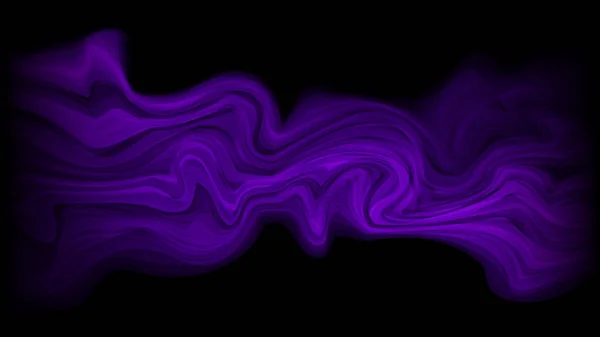 기하학적 인 선을 가진 진한 보라색 추상 유체 흐름 그라데이션 — 스톡 벡터