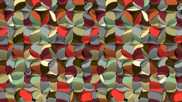 Artistieke geometrische abstracte achtergrond, 3D verfrommeld effect, retr — Stockvector