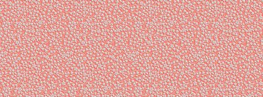 Mercan pembe çiçek desen, beyaz yaprakları ve çiçekler vektör textur