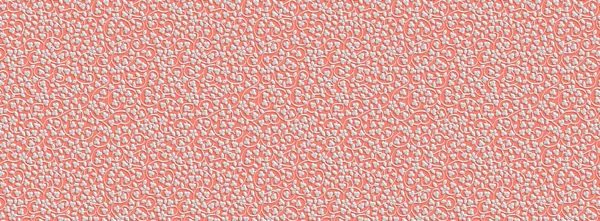 珊瑚粉红色花卉图案，白叶和花矢量纹理 — 图库矢量图片