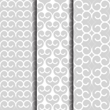 Arap tarzı, oryantal modeller seti, beyaz ve gri arkaplan w