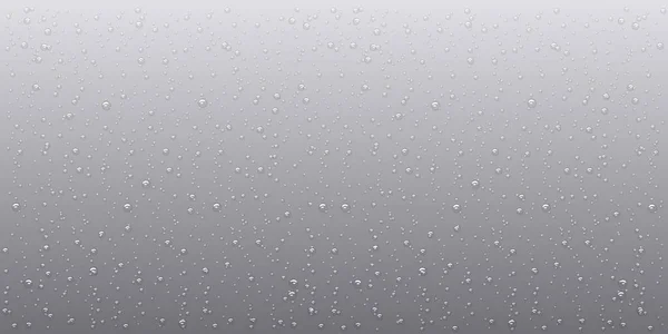 現実的なスタイル ベクトル要素 水滴の背景 クリーンドロップ結露 ベクトル純粋な泡 — ストックベクタ