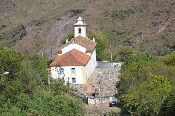 奥罗普雷托历史名城教堂 Mg巴西 — 图库照片