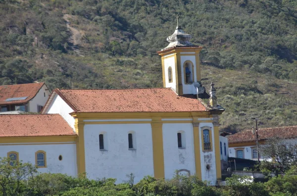 Kaple Historického Města Ouro Preto Brazílie — Stock fotografie