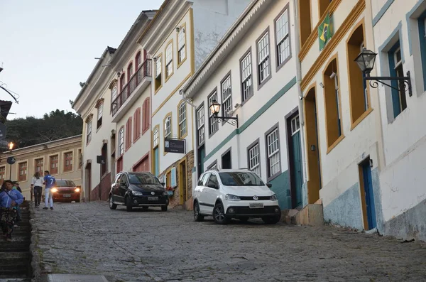 Kaplica Historycznego Miasta Ouro Preto Brazil — Zdjęcie stockowe