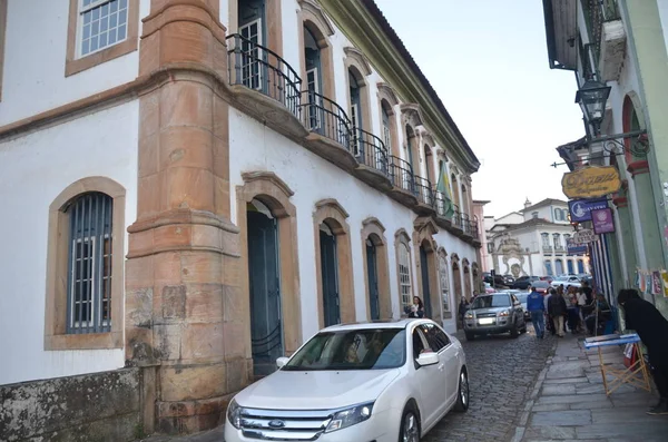 Kaplica Historycznego Miasta Ouro Preto Brazil — Zdjęcie stockowe