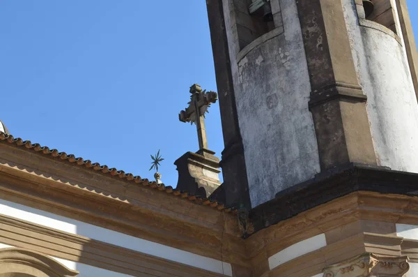 Kapell Den Historiska Staden Ouro Preto Brasilien — Stockfoto