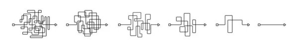 Ensemble Symboles Griffés Désordonnés Ligne Symboles Avec Élément Rond Griffonné — Image vectorielle