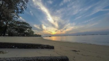 2019-03-19 Timelapse gündoğumu Singapur Doğu sahili Parkı