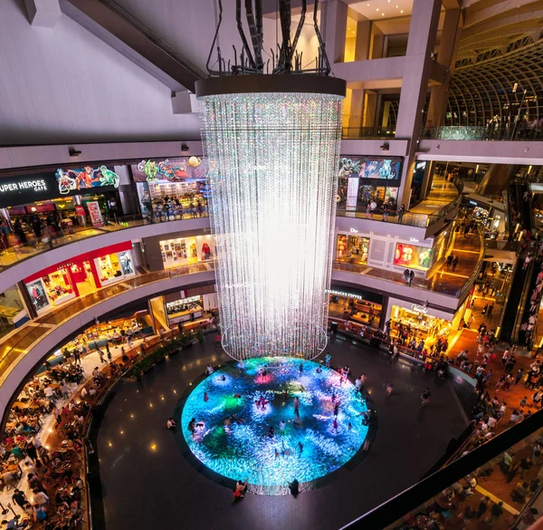 2019-06-29 Singapur Marina Bay Kumlar Shoppes - Dijital Işık Tuval.