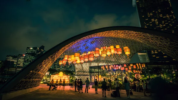 Singapore Sep 2019 Mid Autumn Festival Gardens Bay Singapore — Stock Photo, Image