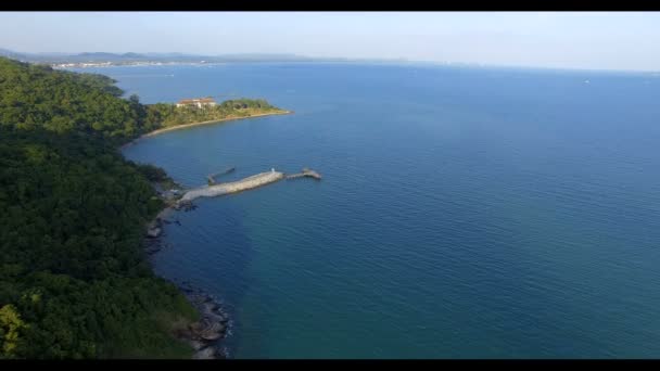Luftaufnahme Khao Lamya Und Samed Island Rayong Östlich Von Thailand — Stockvideo
