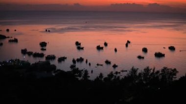 koh tao suratthani Tayland Güney gökyüzü günbatımı güzel