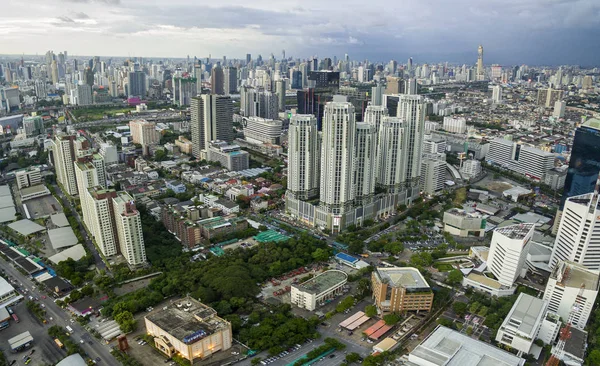 Bangkok Thailand June7 2017 Vista Aérea Arranha Céu Bangkok Centro — Fotografia de Stock