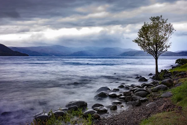 Krásné Malebné Jezero Toya Hokkaido Japonsko — Stock fotografie