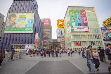 Dotonbori osaka Japonya - november8, 2018: çok sayıda turistik bölgesine dotonbori osaka Japonya'nın en popüler alışveriş hedef biri