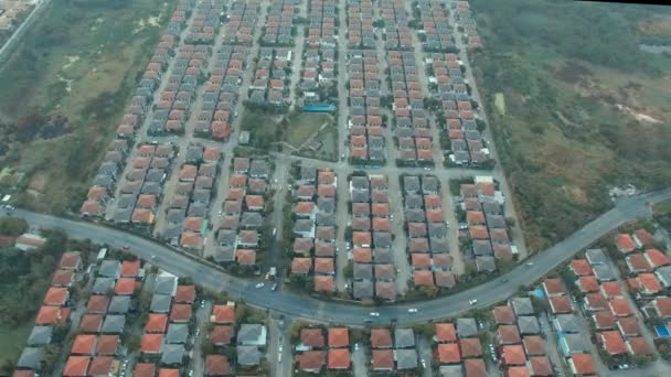 Vista Aérea Aldeia Natal Bangkok Tailândia — Vídeo de Stock