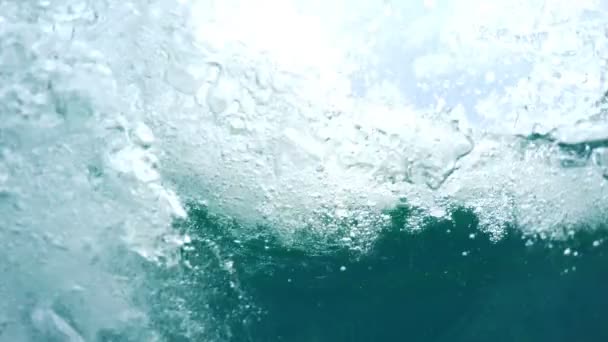 ダイビングで海の水をオフにする — ストック動画